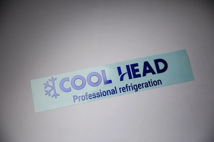Nickel Decal Logo Stickers for air conditioner